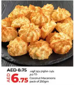 Lulu Hypermarket Coconut Macaroons pack of 250gm offer