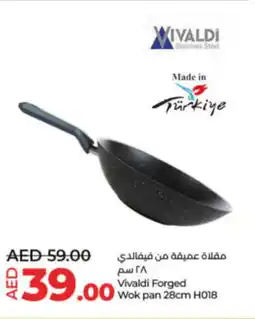 Lulu Hypermarket Vivaldi Forged Wok pan 28cm H018 offer