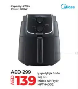 Lulu Hypermarket Midea Air Fryer MFTN40D2 offer