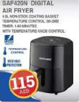 Kenz Hypermarket SAF420N DIGITALAED AIR FRYER offer