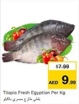 Nesto Tilapia Fresh Egyptian Per Kg offer