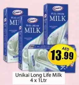 Amber Unikai Long Life Milk 4 x 1 Ltr offer