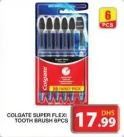 Grand Hyper Market COLGATE SUPER FLEXI TOOTH BRUSH 6PCS offer
