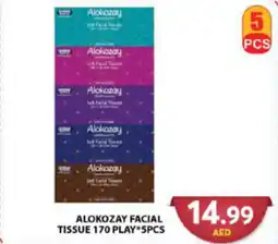 Grand Hyper Market ALOKOZAY FACIAL TISSUE 170 PLAY 5PCS offer