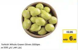 Nesto Turkish Whole Green Olives 500gm offer