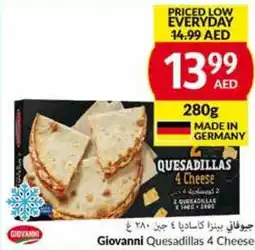 Viva Giovanni Quesadillas 4 Cheese 280g offer