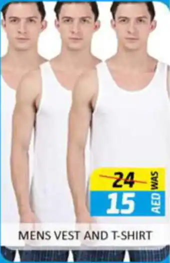 Al Madina Hypermarket MENS VEST AND T-SHIRT offer