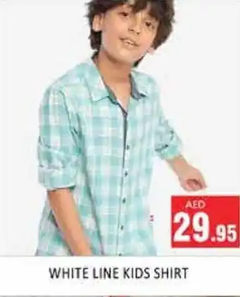 Pasons WHITE LINE KIDS SHIRT offer