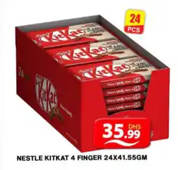 Grand Hyper Market NESTLE KITKAT 4 FINGER 24X41.55GM offer