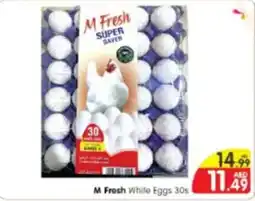 Al Madina Hypermarket M Fresh White Eggs 30s offer