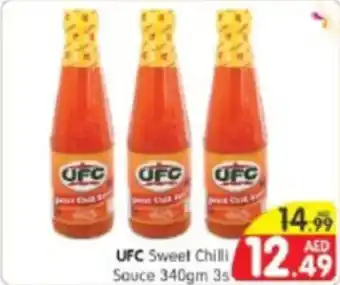 Al Madina Hypermarket UFC Sweet Chilli Sauce 340gm 3s offer