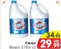 Al Madina Hypermarket CLOROX Bleach 3.78Ltr x2 offer