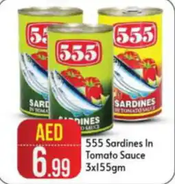 Bigmart 555 Sardines In Tomato Sauce3x155gm offer