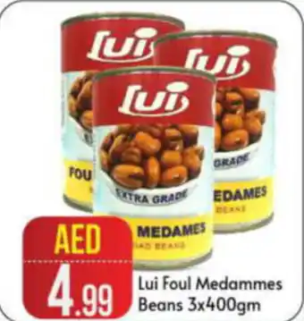 Bigmart Lui Foul Medammes Beans 3x400gm offer