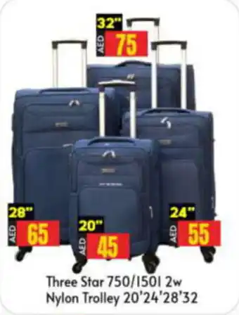 Bigmart Three Star 750 1501 2w Nylon Trolley 20 cm offer