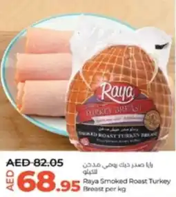 Lulu Hypermarket Raya Smoked Roast Turkey Breast per kg offer