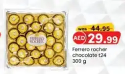 KM Trading Ferrero rocher chocolate t24 300 g offer