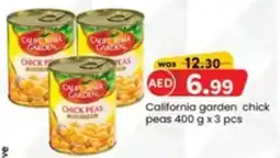 KM Trading California garden chick peas 400 g x 3 pcs offer