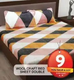 Grand Hyper Market WOOL CRAFT BED SHEET DOUBLE offer
