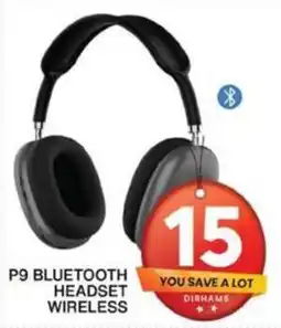 Grand Hyper Market P9 BLUETOOTH HEADSET WIRELESS offer