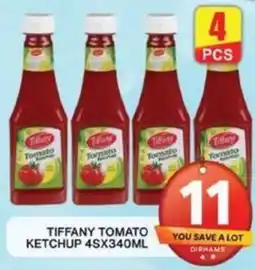 Grand Hyper Market TIFFANY TOMATO KETCHUP 4S X 340ML offer