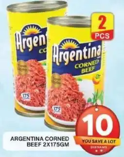 Grand Hyper Market ARGENTINA CORNED BEEF 2 X 175GM offer