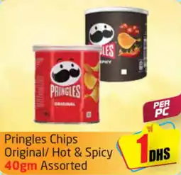 Delta Centre Pringles Chips Original Hot and Spicy 40gm Assorted offer