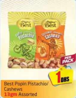 Best Popin Pistachio Cashews 13gm Assorted