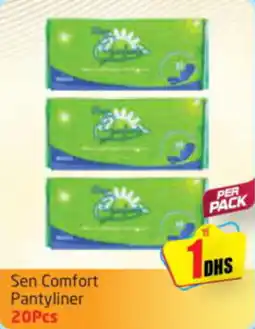 Delta Centre Sen Comfort Pantyliner 20Pcs offer