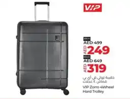 Lulu Hypermarket VIP Zorro 4Wheel Hard Trolley offer