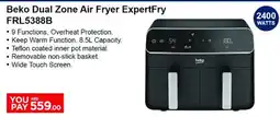 Emax Beko Dual Zone Air Fryer ExpertFry FRL5388B offer