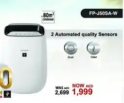 Emax Sharp air purifier 2 Automated quality Sensors FP-J50SA-W offer