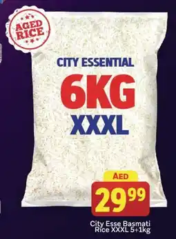 City Retail Supermarket City Esse Basmati Rice XXXL 5 + 1kg offer