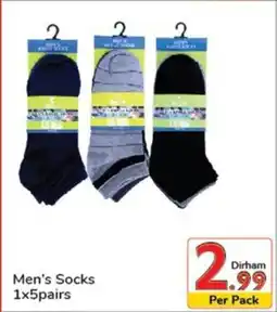 Day To Day Men's Socks 1 x 5pairs offer
