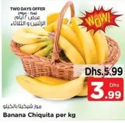 Nesto Banana Chiquita per kg offer