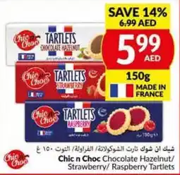 Viva Chic n Choc Chocolate Hazelnut/ Strawberry/ Raspberry Tartlets 150g offer