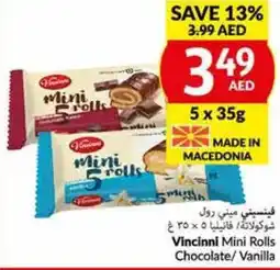 Viva Vincinni Mini Rolls Chocolate/ Vanilla 5 x 35g offer
