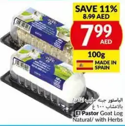 Viva El Pastor Goat Log Natural/ with Herbs 100g offer