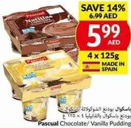 Viva Pascual Chocolate/Vanilla Pudding 4 x 125g offer