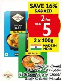 Viva Eatistaan Garam/ Chaat/ Sabji Chicken Masala 2 x 100g offer