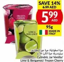 Viva Cylindric Jar Vanilla/ Lime & Bergamot/ Frozen Cherry 95g offer