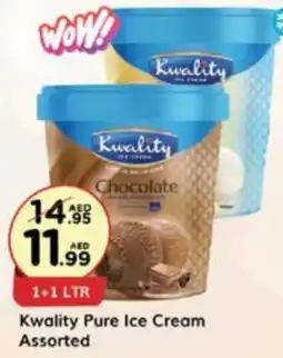 West Zone Supermarket Kwality Pure Ice Cream Assorted offer