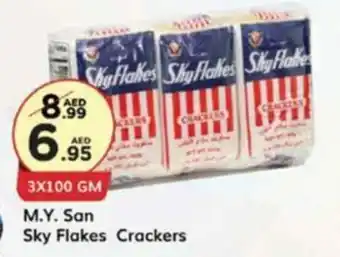 West Zone Supermarket M.Y. San Sky Flakes Crackers offer