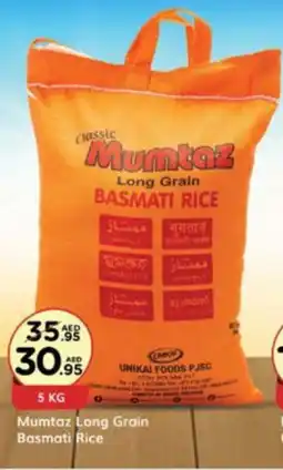 West Zone Supermarket Mumtaz Long Grain Basmati Rice offer