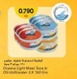 Grand Mall Sharjah Oceana Light Meat Tuna in Oil chilli water 3 X 160 Gm offer