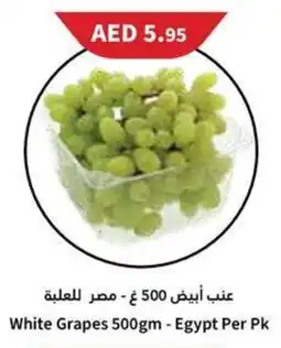 Almaya supermarket White Grapes 500gm - Egypt Per Pk offer