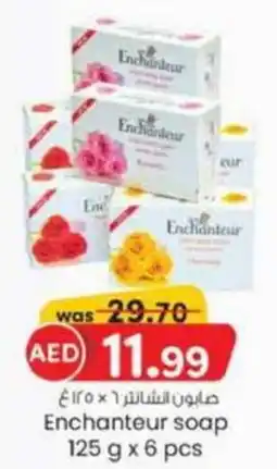 KM Trading Enchanteur soap 125 g x 6 pcs offer