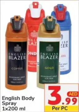 Day To Day English Body Spray 1 x 200mL offer