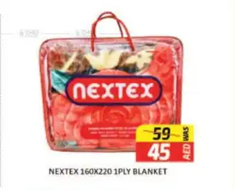Al Madina NEXTEX 160X220 1PLY BLANKET offer