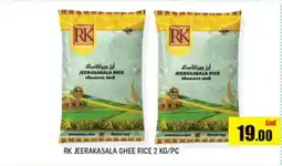Al Madina RK JEERAKASALA GHEE RICE 2 KG/PC offer